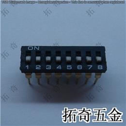撥碼開關 conew-ki-08alr直插 開模定制